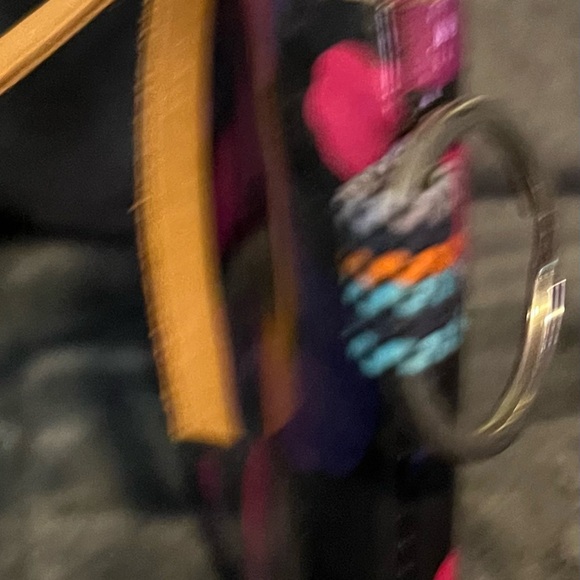 Consuela Vibrant Pink and Black Leopard Wallet with Key Ring - Picture 3 of 7